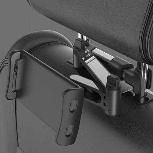 Flexible Car Rear Pillow Phone Holder Car Headrest 360 Degree Rotating Mount Stand for iPad Tablet Smartphones Back Seat Holder