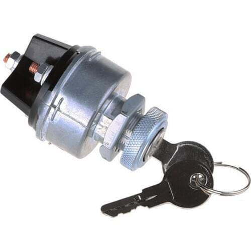 JX-LCLYL Universal 12V Car Truck Tractor Ignition Switch Lock 2Key OFF ON Start