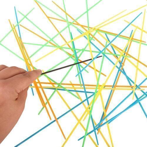 Pick-Up Sticks Game With Dice Classic Desktop Game 100pcs/pack Team Party Game Multicolor Unisex