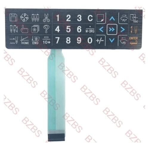 1PCS Dahao Computer System Special Mask Keypad Panel Compatible with Embroidery Machine