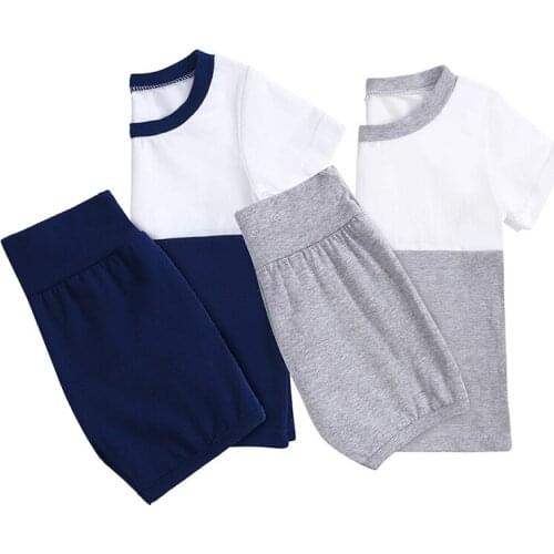 Summer Baby Clothes Sets Short Sleeve Leisure Boys Girls T-shirt + Shorts Sets Toddler Clothing Boys Girls Clothing Set