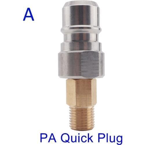 Foam Gun Quick Connector Pressure Washer Foam Lance Quick Release Fitting Plug for PA High Pressure Washers