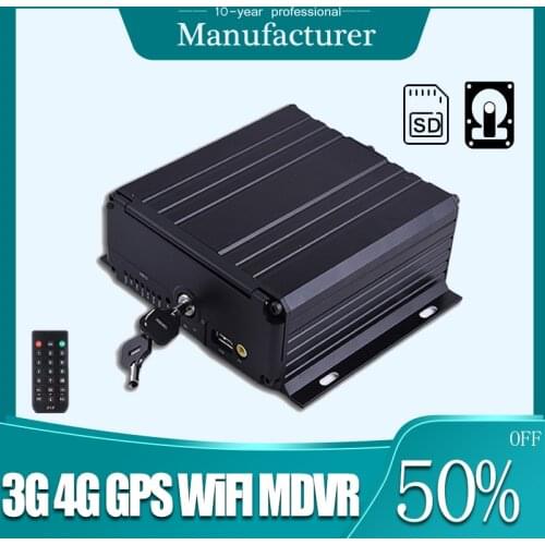 Professional 4CH 1080P HDD Mobile DVR 3G/4G GPS integrate with ADAS DSM