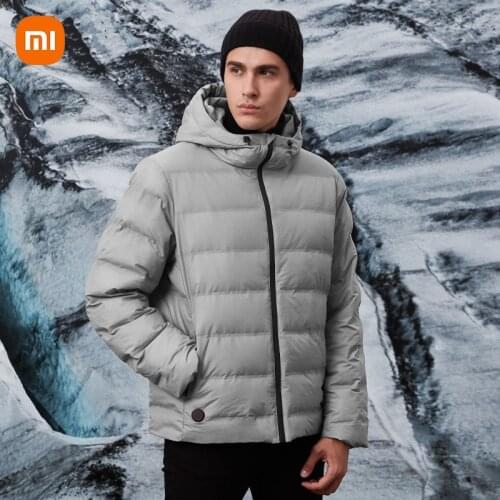 Xiaomi Hoodie Graphene Down Jacket Heated Jackets Coats USB Fast Charging Temperature Control Waterproof Clothing For Fishing