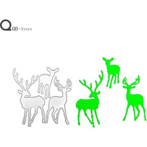 Scrapbook Cutting Die Childrens Puzzle Three Sheep Metal Cutting Die New 2021 DIY Card Make Mould Model Craft Decoration