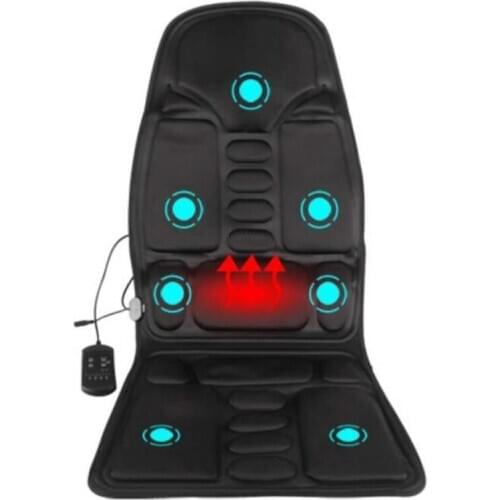 110-220-24V Car Home Office Full-BodyMassage Cushion. Back Neck Massage Chair Massage Relaxation Car Seat. Heat Vibrate Mattress