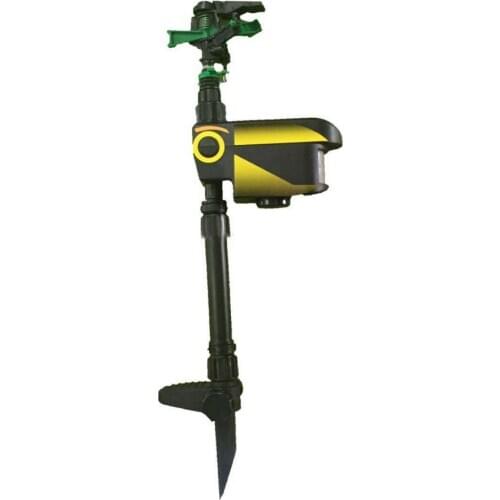 2 In 1 Solar Powered Garden Motion Sprinkler Watering System Device Activated Animal Repeller Scarecrow Animal Control Repellent