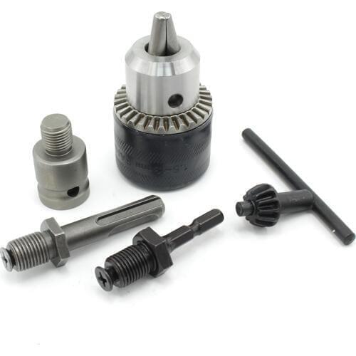 5PC Drill Chuck Sets Square Handle Round Handle Post Electric Hammer Accessories Impact Drill Electric Wrench Conversion Drill
