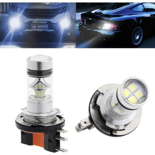 Car-Styling 1Pc H15 100W 2323 SMD LED Car Fog Light Driving Bulb Brake Stop Lamp Headlight Fog Lamps for led bar