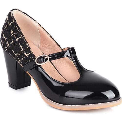 ENMAYER Leather Pumps