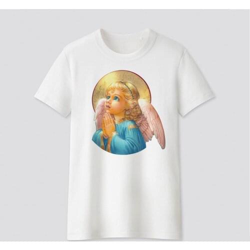 Angel tshirt women baby grunge harajuku aesthetic tshirt funny ulzzang Graphic hip hop female t-shirt Girls Tops Tees Female