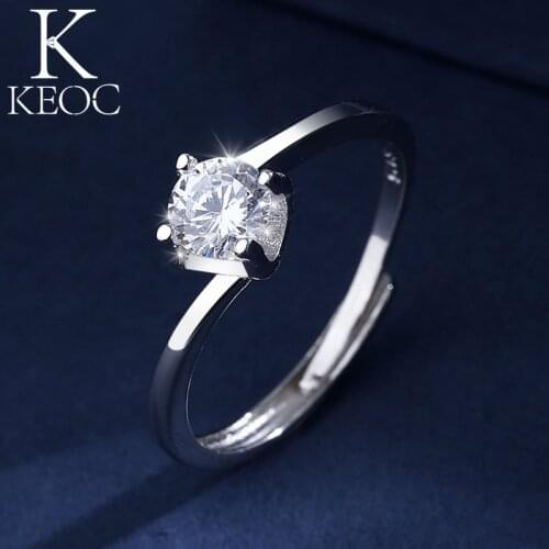 Keoc Korean Style Supernatural AAACZ Rings for Women Dating Engagement Ring Free Shipping Gift Female Gift To Girlfriend MC-0012