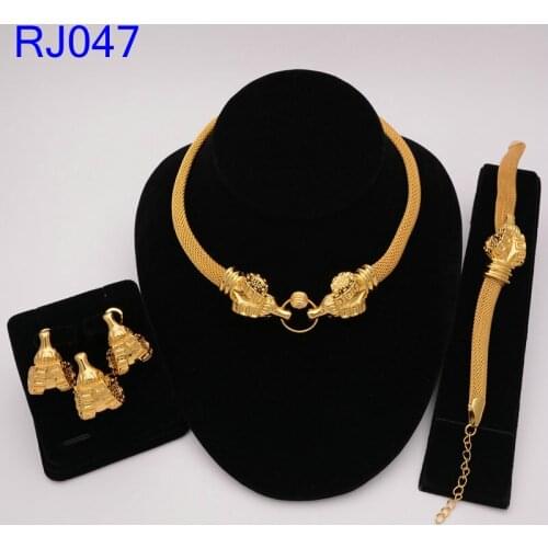 Fashion Indian Jewelry Sets African Jewelry Set Tassel Bridal Wedding Party Elegant Women Necklace Bracelet Earrings Ring