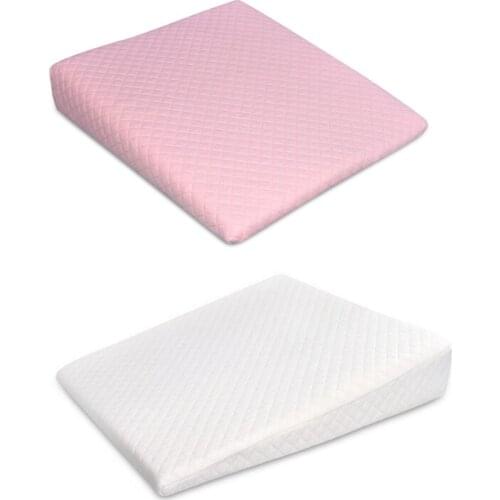 Anti-spitting Milk Baby Pillow Triangle Slope Infant Newborn Pillow Memory Foam Feeding Pillow