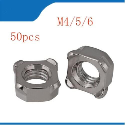 Corner Welding Nuts Four Point Spot Welding Nut M4/M5/M6/M8/M10/M12 GB13680 stainless steel nut