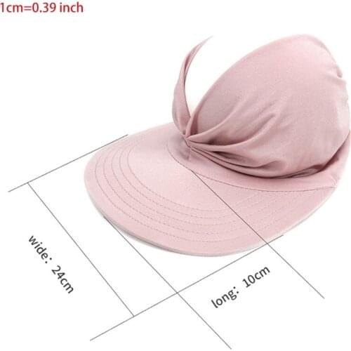 F3MD Womens Sun Visor Sun Hat Summer Anti-ultraviolet Elastic Hollow Top Hat New Casual Summer Hats Women Beach