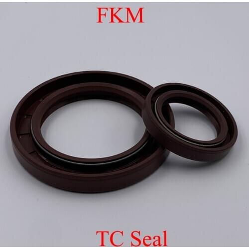 16*26*6 16x26x6 16*30*7/10 16x30x7/10 Brown Fluoro FKM Fluorine Rubber Spring Lip TC Ring Gasket Radial Shaft Skeleton Oil Seal
