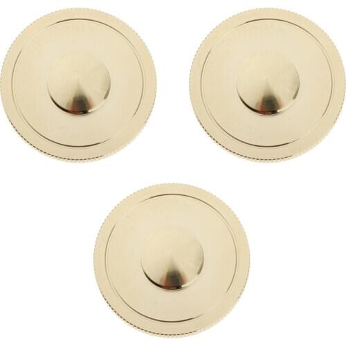 3pcs Professional Metal Gold B Flat Keys Buttons Trumpet Finger Saxophone Button for Tenor Saxophone Wind Instrument Accessories