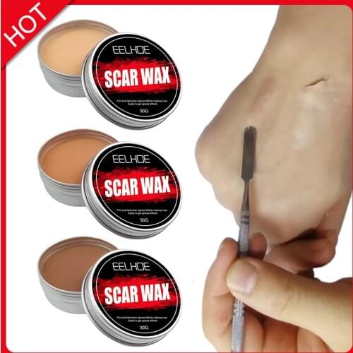 30g Halloween Blood Fake Wounds Scars Wax Bruises Faux Pumpkin Body Face Cosplay Human Vampire Ultra-realistic Face Painting