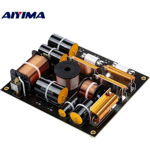 AIYIMA 1000W 3 Ways Audio Speaker Crossover Treble+Midrange+Bass Hifi Professional Frequency Divider for 15-18 Inch KTV Speakers