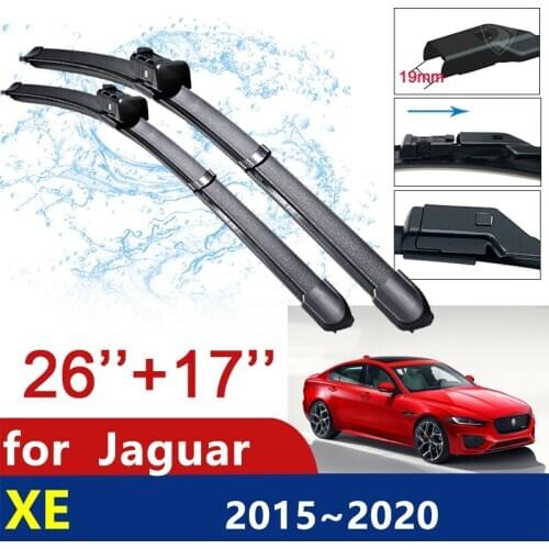 Car Wiper Blade for Jaguar XE 2015~2020 2016 2017 2018 2019 Front Window Windshield Windscreen Wipers Car Accessories