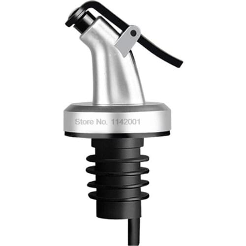 1000pcs Oil Bottle Stopper ABS Lock Plug Seal Leak-proof Food Grade Plastic Nozzle Sprayer Liquor Dispenser