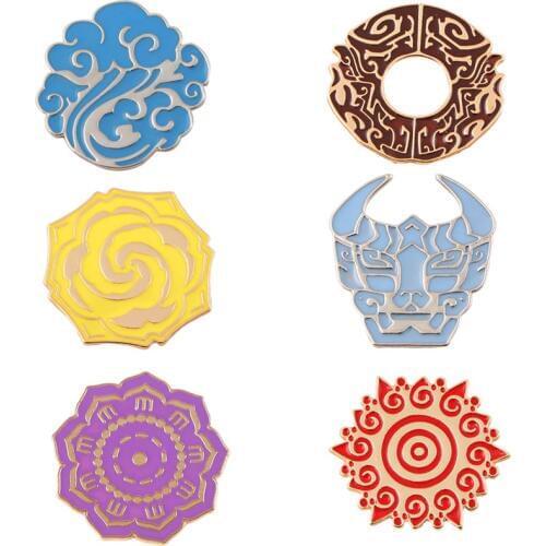 1pcs Chen Qing Ling Mo Dao Zhu Shi Family Symbol Pins Brooch Badges Enamel Pins Jewelry Denim Jackets Collar Gifts