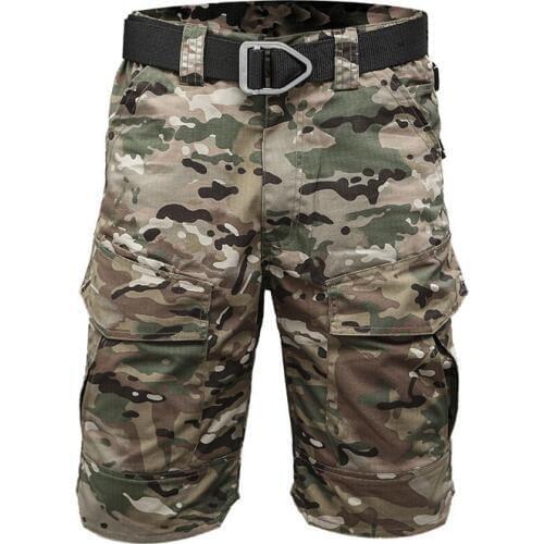 2020 Brand Tactical Men Military Camouflage Short Multi Pocket Summer Breathable Quick-dry Male Casual Short Pants