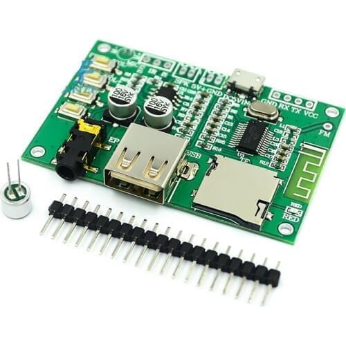 BT201 Dual Mode 5.0 Bluetooth Lossless Audio Power Amplifier Board Module Tf Card U Disk Ble Spp Serial Port Transparent Trans