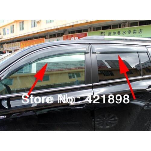 For Toyota HIGHLANDER 2008 2009 2010 2011 2012 2013 Window Wind Deflector Visor Rain/Sun Guard Vent