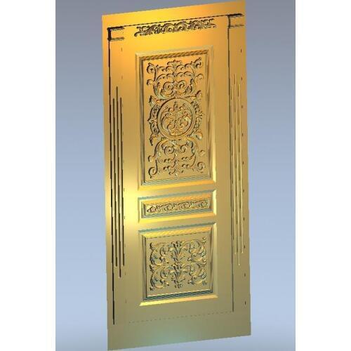 Door_4 3D Model STL relief for cnc STL format Furniture