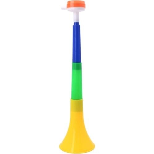 Football Stadium Cheer Fan Horns Soccer Ball Vuvuzela Cheerleading Kid Trumpet L9BD