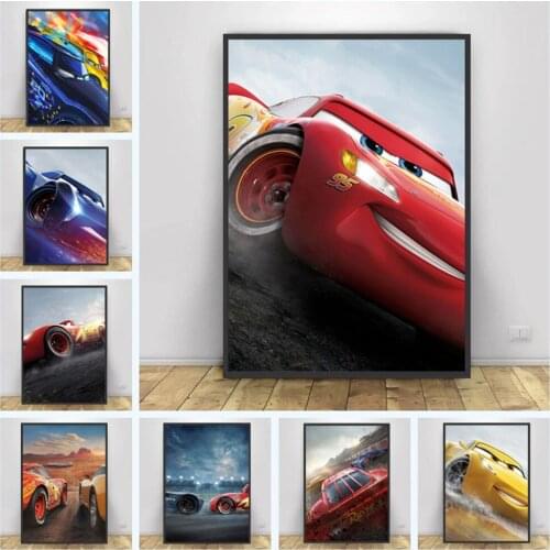 Disney Cartoon Cars Lightning McQueen 5D DIY Diamond Painting Kits Embroidery Full Mosaic Rhinestone Craft for Kids Home Decor