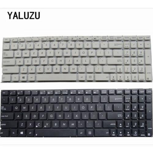 YALUZU US Keyboard for ASUS X553 X553M X553MA K553M K553MA F553M F553MA Black /WHITE laptop Keyboard