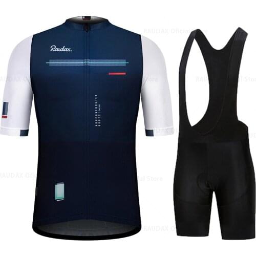 Mens Cycling Jersey Set 2021 Raudax Team Cycling Clothes Quick Dry Racing Sport Mtb Bicycle Jersey Bike Uniform Triathlon