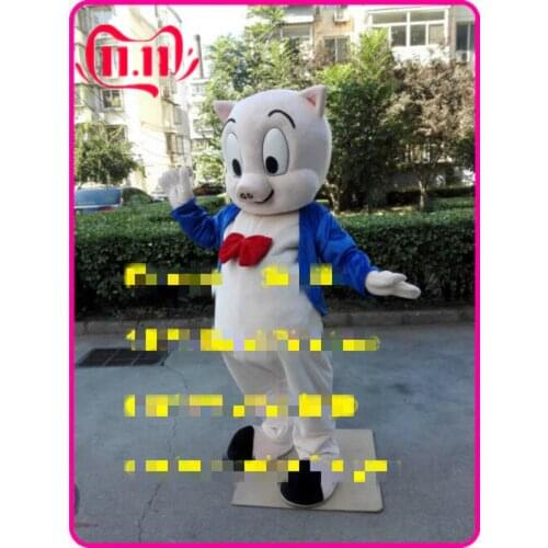 Pig Mascot Costume Cosplay Party Game Dress Unisex Advertising Halloween Adult Interesting Funny Cartoon Character Clothing 2019
