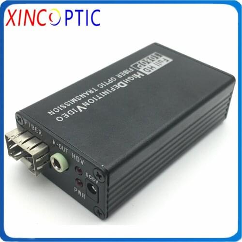 Mini HDMI Fiber Converter,Single Mode 1080P Mini Fiber HDMI Optic Converter Extender with Audio,Hdmi To Fiber Optic Converter