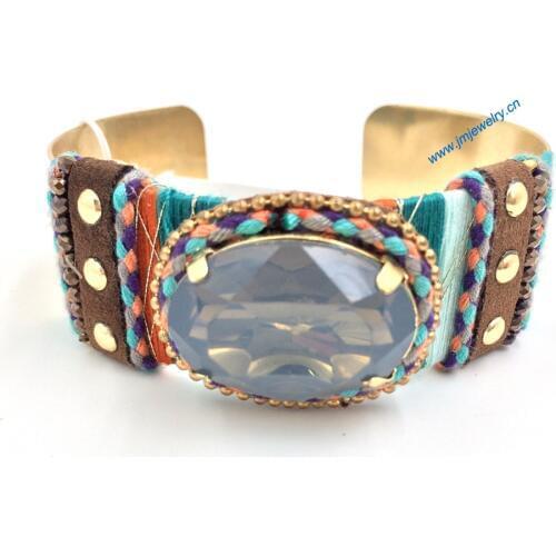 2015 New Jewelry Suppliers crystal tone bracelets handmade weaving wrap bracelet vintage Palace bangle bracelet for women girl