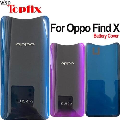 New Glass For Oppo Find X Back Housing Back Cover Find X Battery Cover Replacement Parts