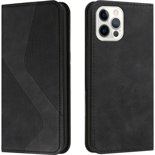 New Magnetic Leather Case na For iPhone 12 Mini 11 Pro Max 7 8 6 S Plus SE 2020 X XR XS Funda Skin Feel Wallet Cover S Pattern C