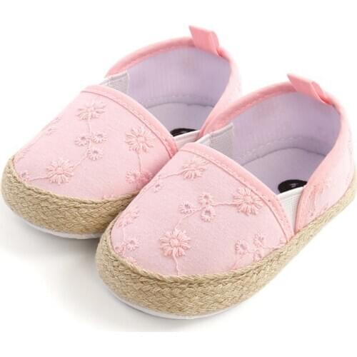 Baby Shoes Girl Breathable Anti-Slip Shoes Casual Walking Shoe Toddler Soft Soled First Walkers For 0-18M Spring-autumn Shoes