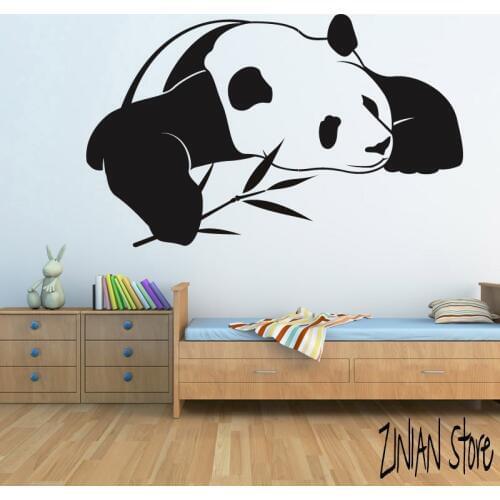Panda Wall Decals Cute Animals Wall Sticker For Nursery Kids' Bedroom Kids Room Decoration Removable Wall Decor H284