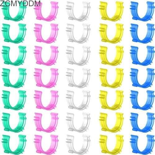 ZCMYDDM Plastic Sewing Bobbin Clips Accessory Bobbin Holder Clips Colorful for Sewing Embroidery DIY Quilting Sewing Tools