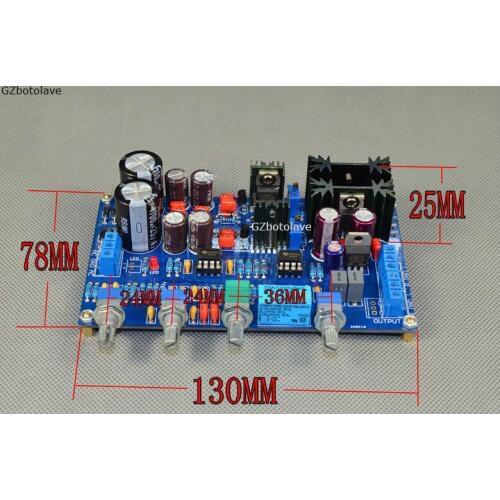 E2 class a shunt regulator HIFI temperature class tone board preamp board (finished product test, good band pass function)