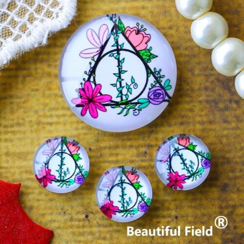 12mm 25mm 14mm 16mm 18mm 20mm Photo Glass Cabochons Round Cameo Set Handmade Settings Stone Magic AN1117