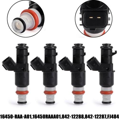 Artudatech 4PCS Fuel Injectors For Honda Accord 2.4L for ACURA RSX 2.0L 16450RAAA01 842-12287 842-12288 FJ484