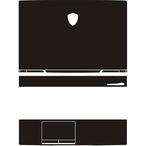 Laptop Leather/Carbon fiber vinyl Skin Sticker Cover protection For MSI Alpha 15 without logo hole