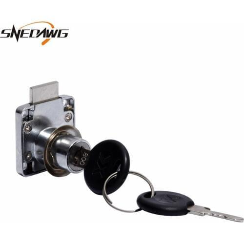136-22A Cabinet Lock 32x32mm Drawer Cupboard Lock Zinc Alloy 22mm Length Keyed Alike or Different Lock for Drawer Wardrobe