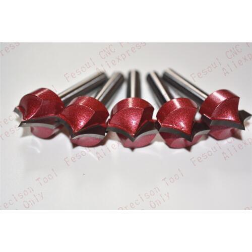 6mm*18mm,10pcs,Freeshipping CNC Machine Woodworking Milling Cutter,Tungsten Steel Solid carbide End Mill,NeedleNose Bit,MDF,Wood