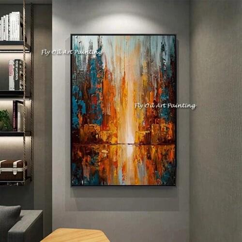 Handmade Abstract Oil Painting On Canvas Large Size Wall Painting For Living Room Home Decor Original Painting